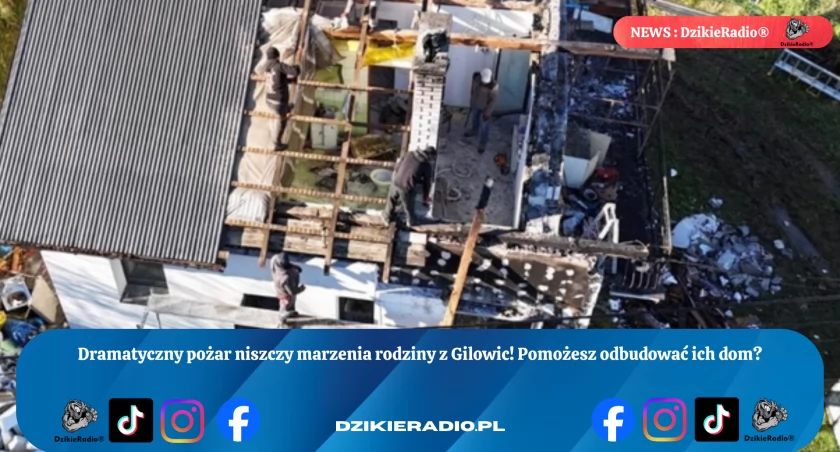 Dom, który miał leczyć ciszą — dramat rodziny z Gilowic i apel o pomoc