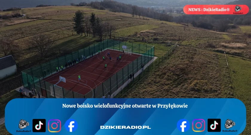 Nowe sportowe serce Przyłękowa otwarte podczas patriotycznego święta