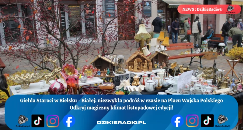 Giełda Staroci w Bielsku - Białej: Podróż w Czasie z 15 listopada 2025 r. - Zobacz, Co Przyciągnęło Tłumy!