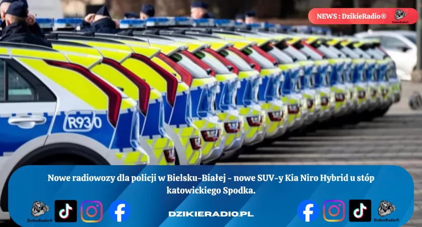 Śląska Policja wzmacnia flotę: 72 hybrydowe radiowozy w służbie regionu