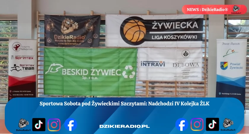 Żywiecka Liga Koszykówki: czwarta kolejka pełna wzruszeń w Hali Sportowej Kopernik - zobacz rozkład!