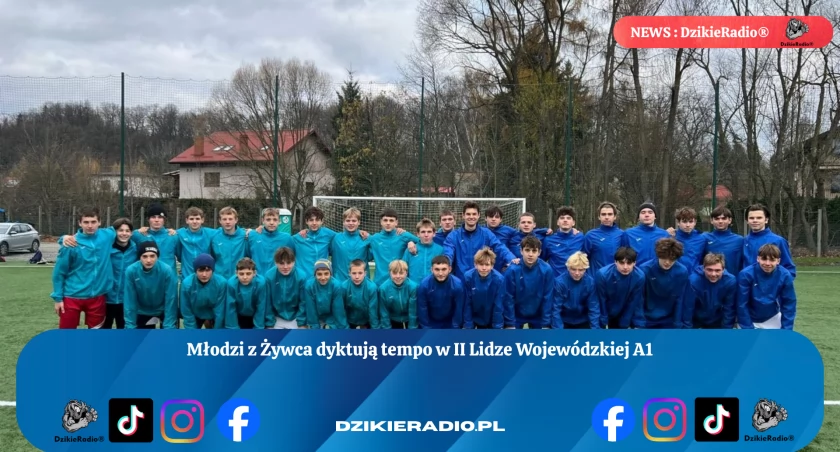 Młodzi piłkarze LKS Łucznik Żywiec dominują w II Lidze Wojewódzkiej A1 Junior - wyjątkowa formacja sezonu 2025/2026!