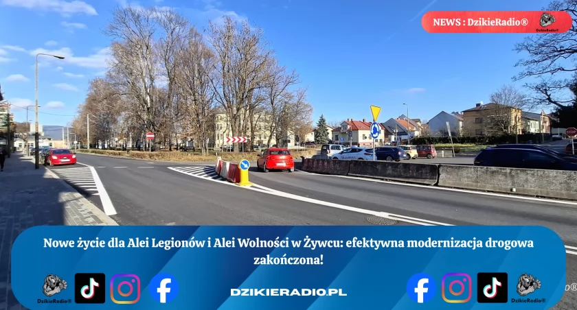 Nowe Oblicze Żywieckich Alei po Zakończonej Modernizacji