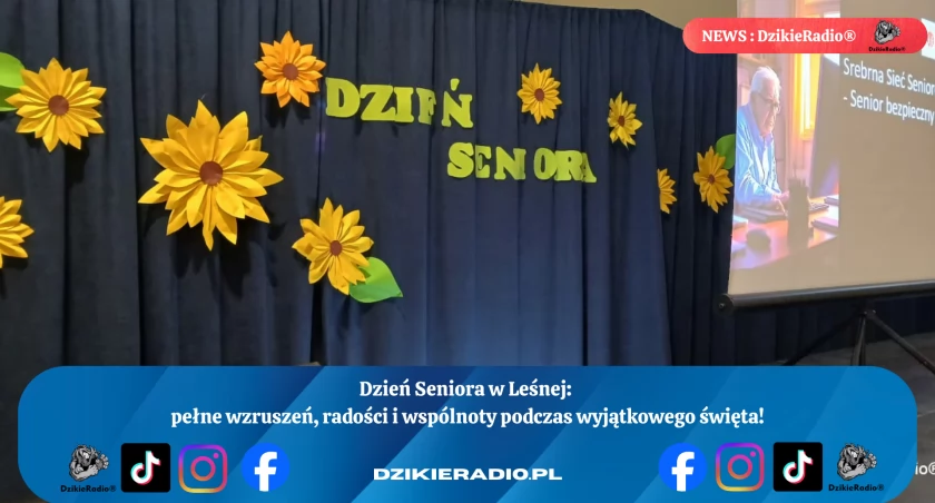 Dzień Seniora w Leśnej w Gminie Lipowa: Integracja, wspólnota i  pełne radości wydarzenie  w Szkole Podstawowej. Występy artystyczne, taneczna zabawa i pyszne potrawy dla Seniorów z Leśnej. 