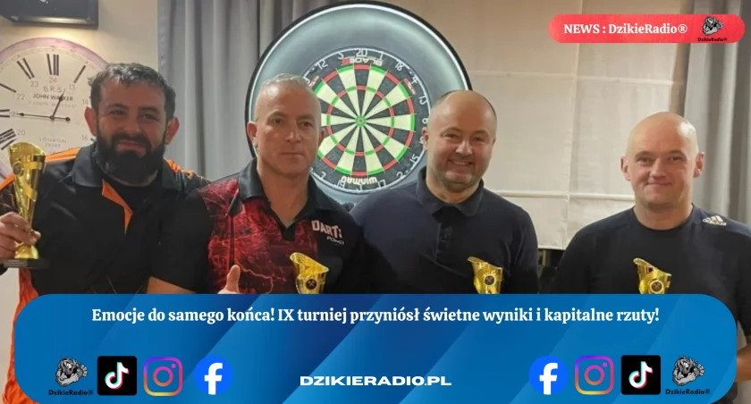 Niesamowite wydarzenia na IX turnieju Darta: emocje do samego końca, kapitalne rzuty i niezapomniane momenty.