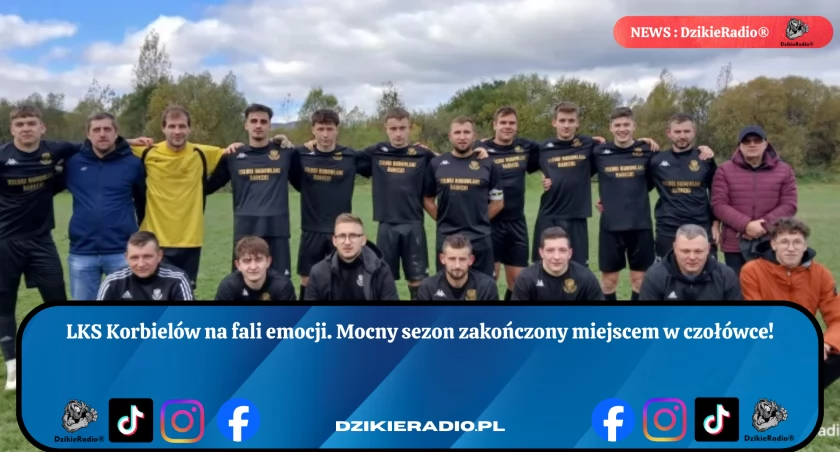 Czołówka B Klasy na horyzoncie: LKS Korbielów imponuje formą. Kliknij, by poznać kulisy ich sukcesu! 