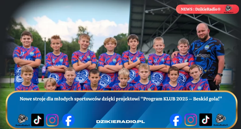 Nowe stroje dla młodych sportowców dzięki inicjatywie 