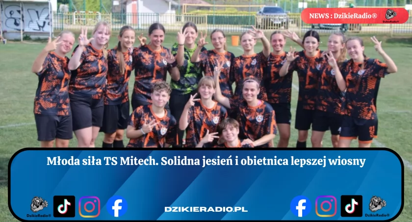 TS Mitech - Młoda siła futbolu kobiecego! Sprawdź, jak młoda drużyna radzi sobie w III lidze.