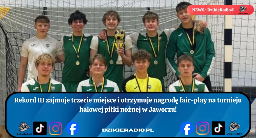 Rekord III z Bielska-Białej na podium w Jaworzu! Młodzi piłkarze imponowali grą i fair play na VI Memoriale. 
