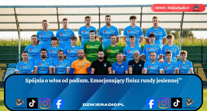 „Spójnia Landek blisko podium! Emocjonujący finisz rundy jesiennej z dramatycznym meczem i półfinałem Pucharu Polski.