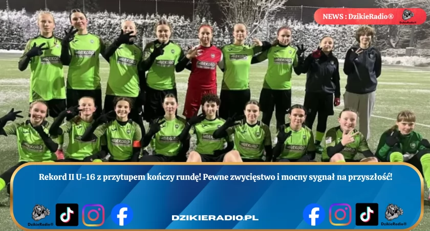 Rekord II U-16 kończy rundę z przytupem, pokonując Czarni II Sosnowiec 3:1. Mocny sygnał na przyszłość z imponującą determinacją i solidnym fundamentem na wiosnę!