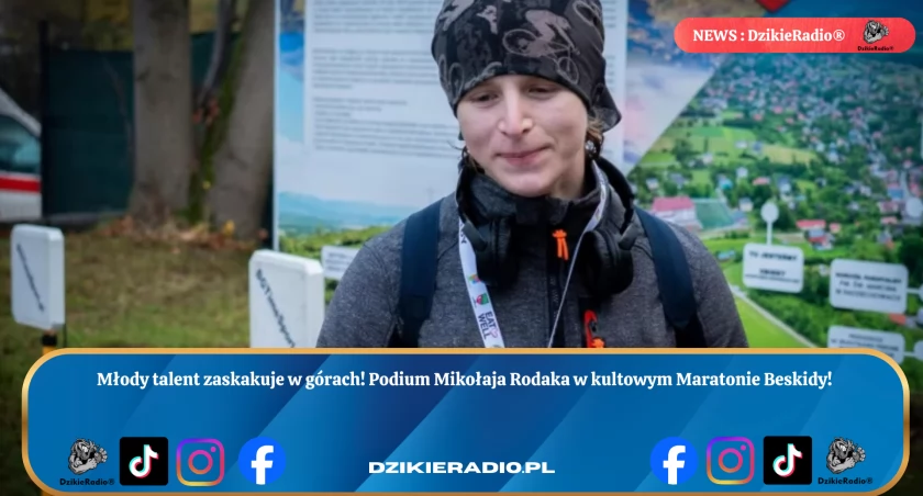 Młody talent zdobywa podium w legendarnym Maratonie Beskidy - niezwykły występ Mikołaja Rodaka z ZSME Żywiec na jednym z najbardziej wymagających biegów górskich w kraju.
