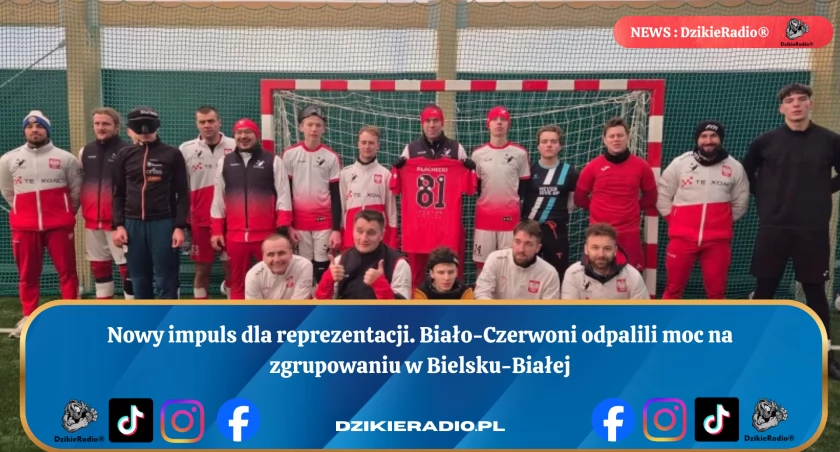 Nowy impuls dla reprezentacji Blind Football Polski po intensywnym zgrupowaniu w Bielsku-Białej!
