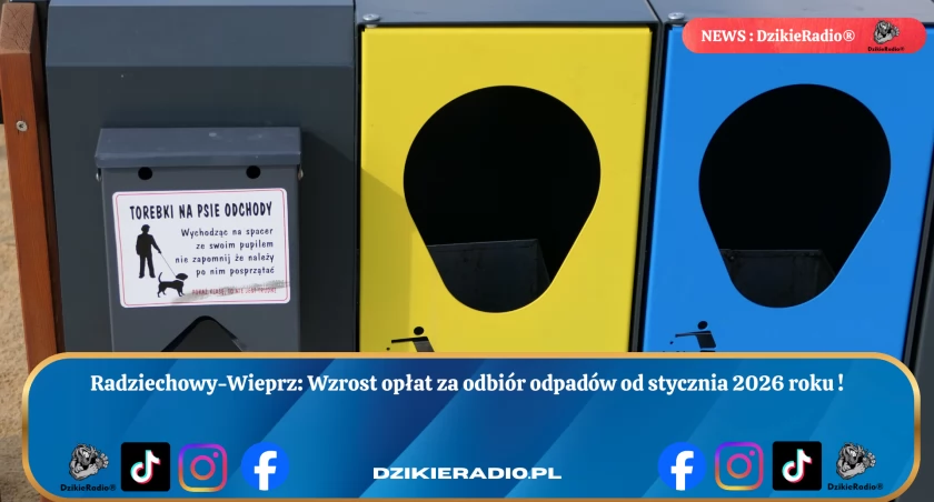  Gmina Radziechowy-Wieprz Wprowadza Podwyżki Opłat za Śmieci