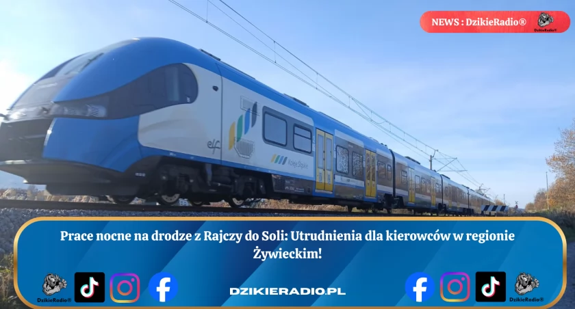 Nocne prace na przejeździe kolejowym w Rycerce Dolnej sparaliżują ruch