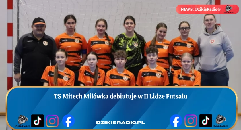TS Mitech debiutuje w II lidze futsalu! Emocjonujące starcie z Tęczą Wielowieś już niedługo.