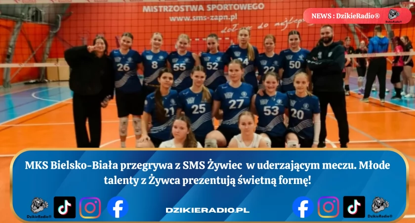 SMS Żywiec - Młodsze juniorki górą! Zwycięstwo 3:0 nad MKS Bielsko-Biała. 