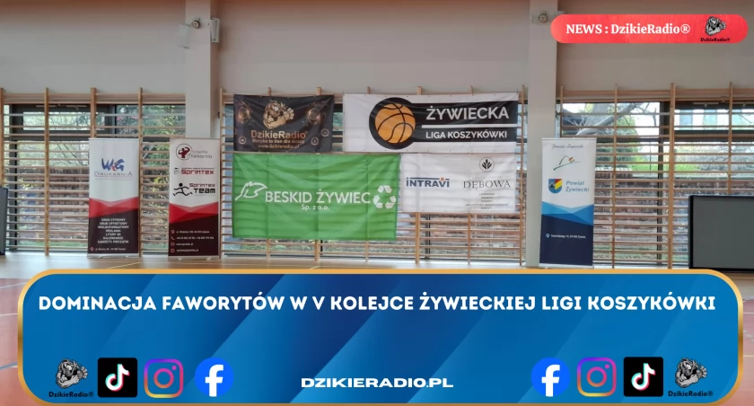 Emocjonująca V kolejka Żywieckiej Ligi Koszykówki: Wielkie zwycięstwa drużyn Wilków, Basket Crew i innych! - Sprawdź wyniki i najlepszych zawodników!