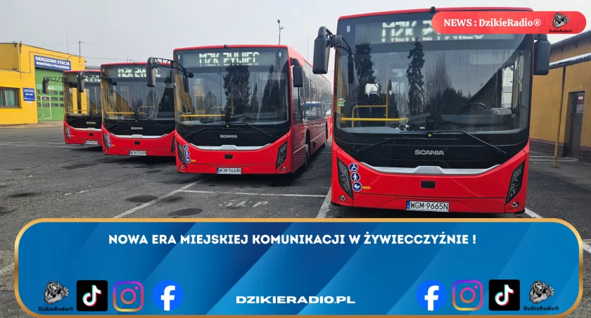 Nowe autobusy SCANIA Fencer f1 w Żywcu: rewolucja w komunikacji miejskiej!
