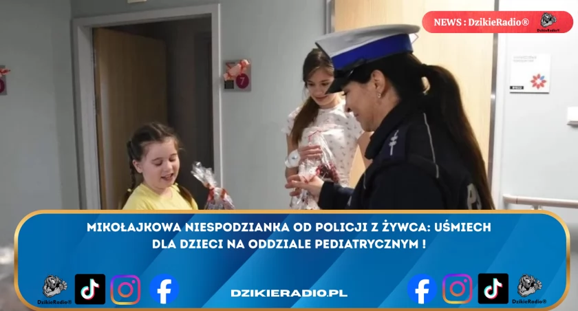 Uśmiech w Czasie Choroby: Mikołajkowa Inicjatywa Funkcjonariuszy z Żywca
