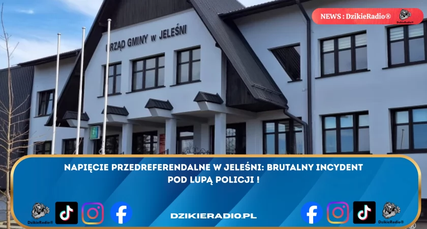 Napięcie przed referendum w Jeleśni: brutalny atak na gospodarza w związku z wyborami lokalnymi