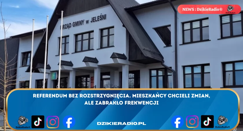 Niska frekwencja na referendum w Jeleśni: Sprzeciw wobec władz, który nie przyniósł zmian.