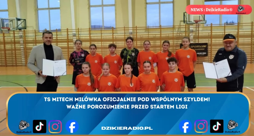 TS MITECH MILÓWKA: kluczowe porozumienie podpisane! Gmina Milówka wspiera rozwój żeńskiego futsalu w regionie