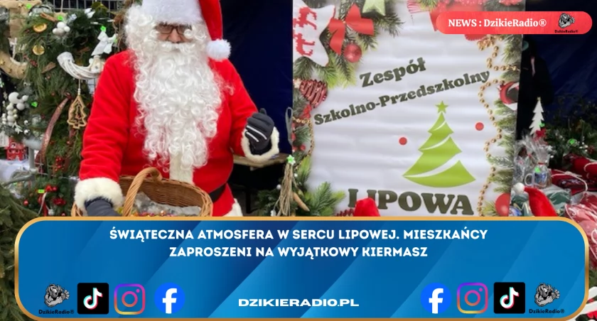 Kiermasz Świąteczny w Lipowej już w tę sobotę: pełen radości, smaków i magii Bożego Narodzenia