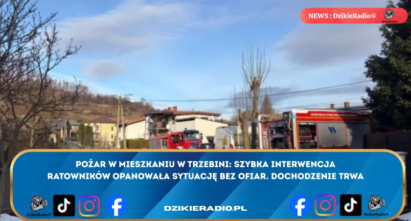 Poranny Pożar na Parkowej Szybko Opanowany przez Służby