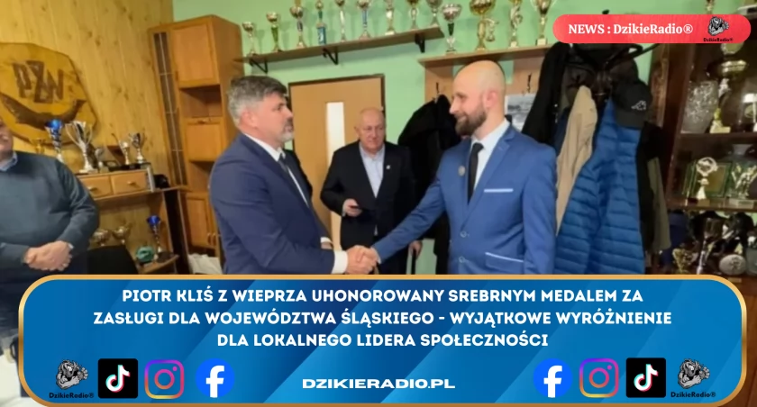 Uhonorowany za oddanie regionowi: Srebrny Medal dla Piotra Klisia