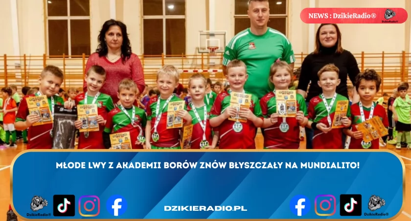 Młodzi Lwy z Akademii Borów błysnęły na Mundialito! Zobacz pełne emocji akcje i najlepsze chwile turnieju. 