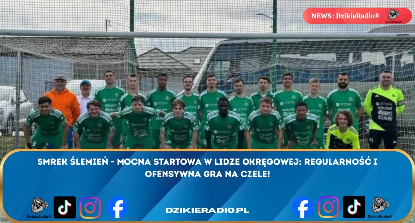 LKS Smrek Ślemień imponuje ofensywą i regularnością - 3. miejsce w lidze to zasłużony wynik. 