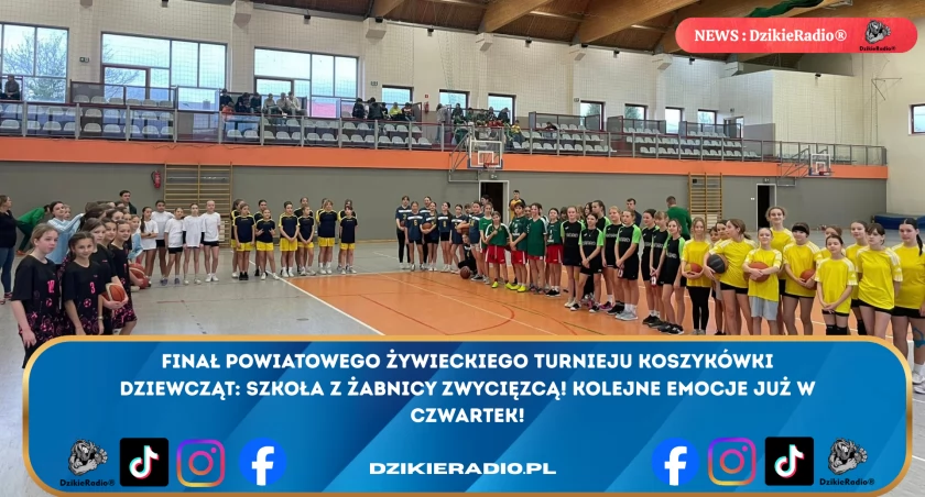 Finał Powiatowego Żywieckiego Turnieju Koszykówki Dziewcząt