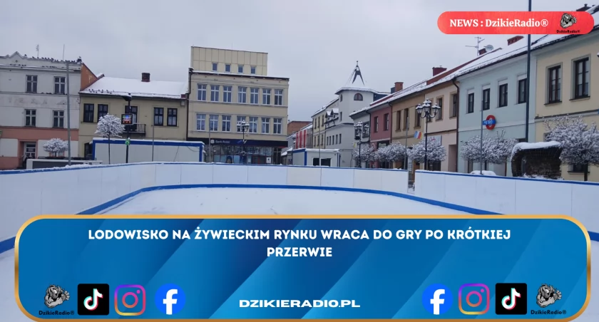 Otwarcie lodowiska w sercu Żywca po dwudniowym przerwie: Aktualizacja 2025!