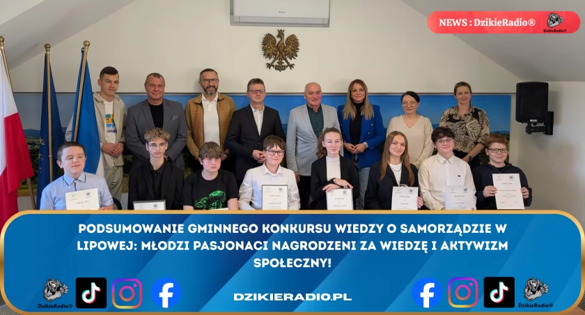 Młodzi obywatele na starcie: finał konkursu samorządowego w Gminie Lipowa
