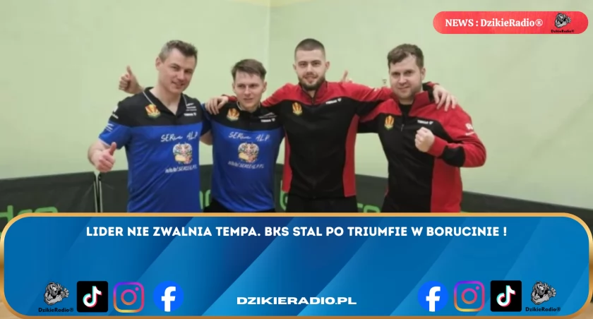 BKS Stalpo triumfuje  w Borucinie! Lider tabeli daje popis solidnej gry i zdobywa cenne punkty. 