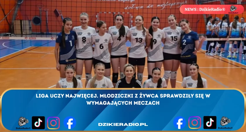Młodziczki w intensywnej ligowej rywalizacji: ambicja, determinacja i cenne doświadczenie na parkiecie.