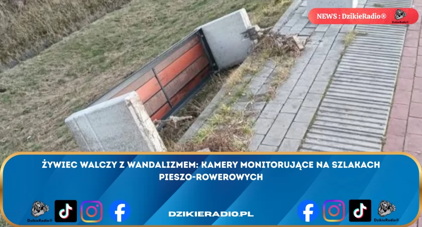 Żywiec walczy z wandalizmem: Kamery monitorujące na szlakach pieszo-rowerowych