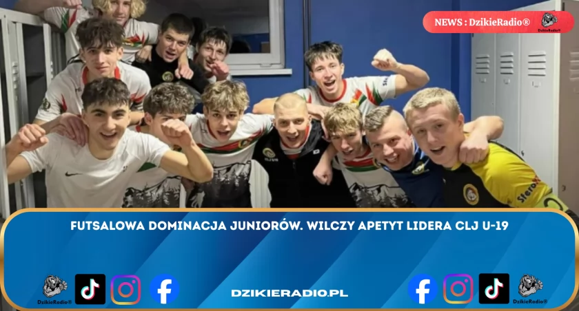 Liderująca młodzieżowa drużyna futsalowa U-19 kontynuuje imponującą passę zwycięstw! 