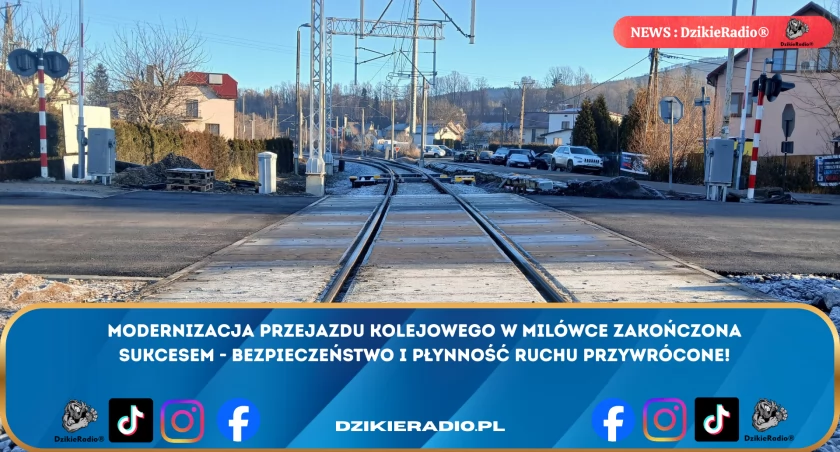 Zakończono modernizację przejazdu w Milówce