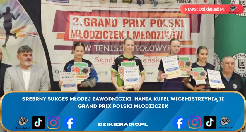 Hania Kufel - Wicemistrzyni II Grand Prix Polski Młodziczek! Młoda zawodniczka pokonała starsze rywalki i zapewniła sobie srebrny medal.