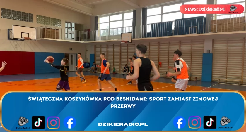 Żywiecka Akademia Koszykówki zaprasza na świąteczne treningi w Żywcu 