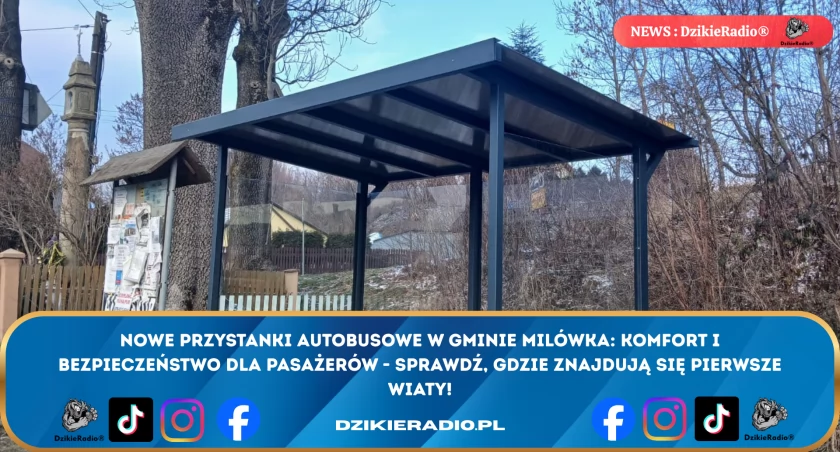 Nowe przystanki autobusowe w Gminie Milówka: podniesienie komfortu i bezpieczeństwa dla pasażerów!