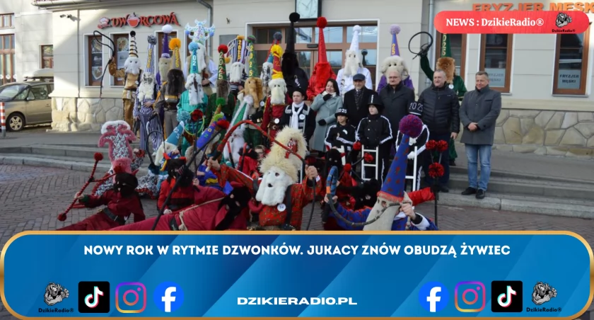 Noworoczna tradycja Jukacy w Żywcu: Msza Dziadowska, życzenia i barwny korowód