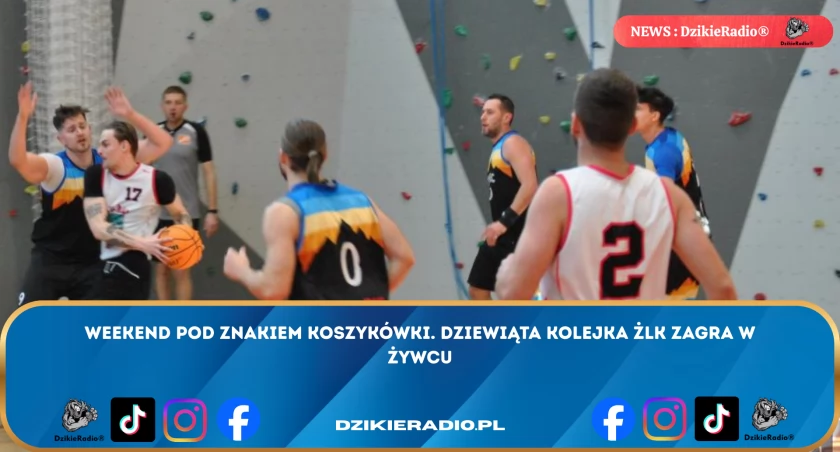 Koszykówka w centrum uwagi: IX kolejka Żywieckiej Ligi Koszykówki w Żywcu w najbliższą sobotę