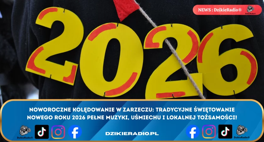 Noworoczne kolędowanie w Zarzeczu: tradycyjne świętowanie Nowego Roku z życzeniami i muzyką.