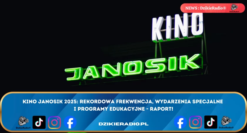 Rok 2025 w Kino Janosik: Rekordowa frekwencja, wydarzenia kulturalne i działania społeczne - PODSUMOWANIE.