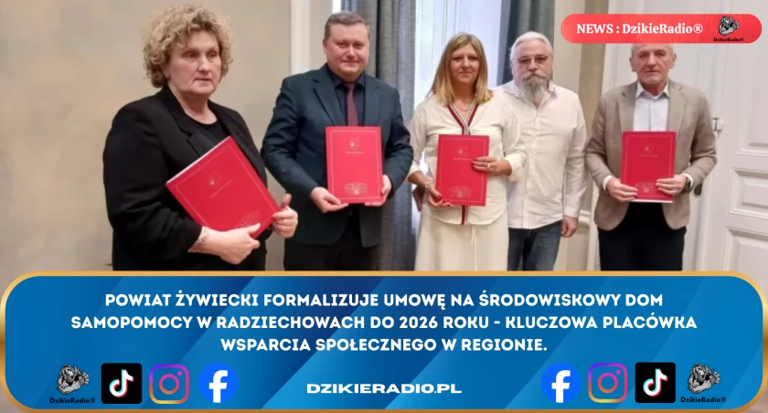 Nowa umowa, ciągłość wsparcia: Powiat Żywiecki zabezpiecza opiekę dla osób z autyzmem