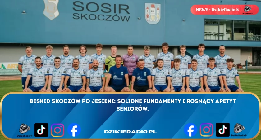 Beskid Skoczów: Runda Jesienna w Liczbach i Perspektywach - Zapraszamy do Podsumowania Wyników i Ambitnych Planów Drużyny Seniorów w II Lidze Śląskiej.