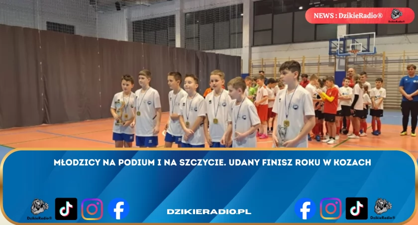 Młodzicy! Biało-Niebiescy z Godziszki pokazują się z dobrej strony na turnieju w Kozach.